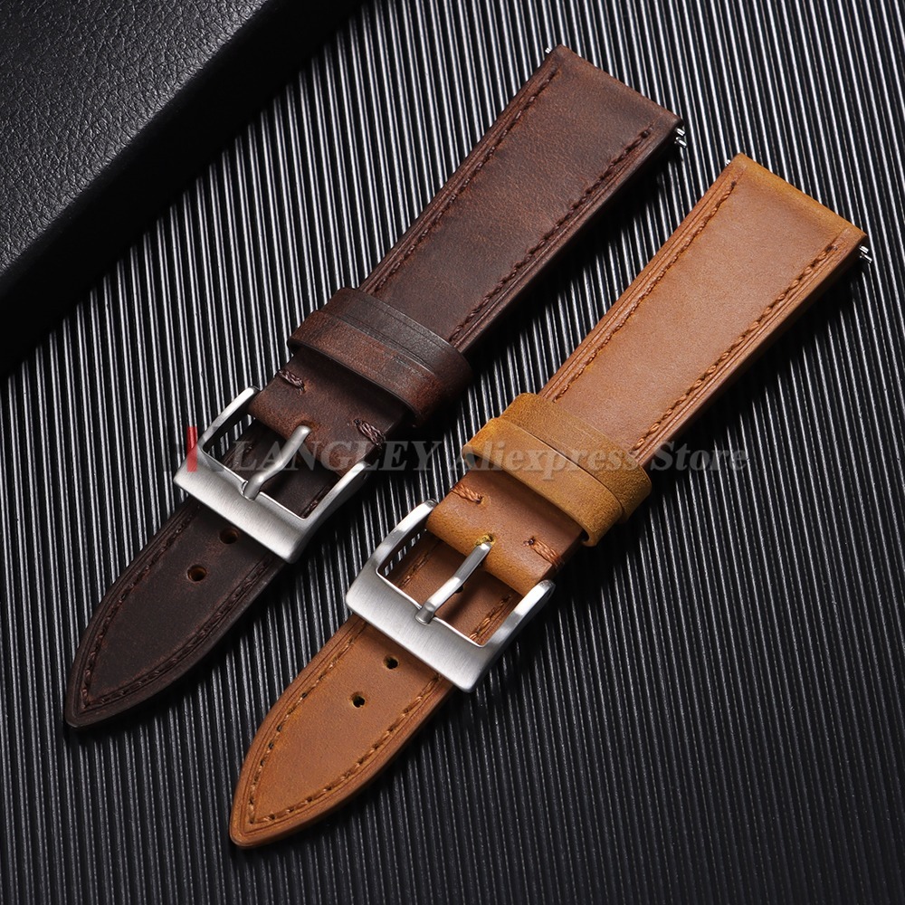 حزام ساعة من الجلد الطبيعي بتص - مراجعة Smartwatch Vintage Watches For Women وسعره