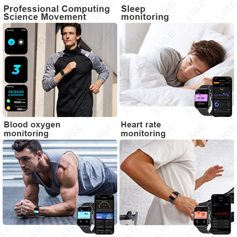 ساعة ذكية أصلية من LIGE مع ميز - مراجعة Smartwatch Watches Brands For Women وسعره
