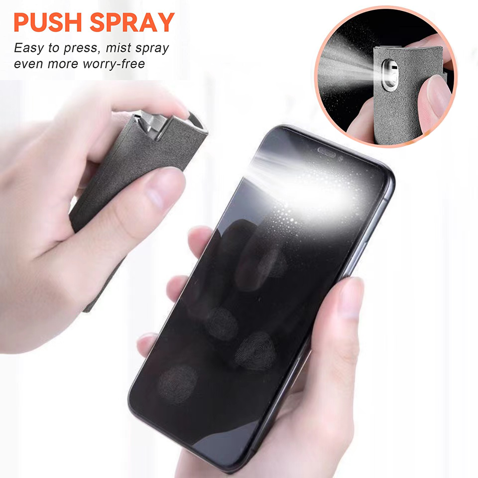 طقم رش وتنظيف الشاشات 2 في 1،  - مراجعة Watch Polishing Cloth وسعره